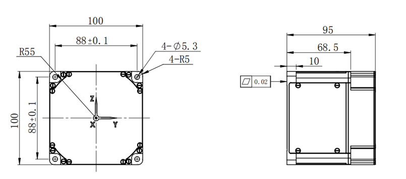 inertial measurement unit Dimensions