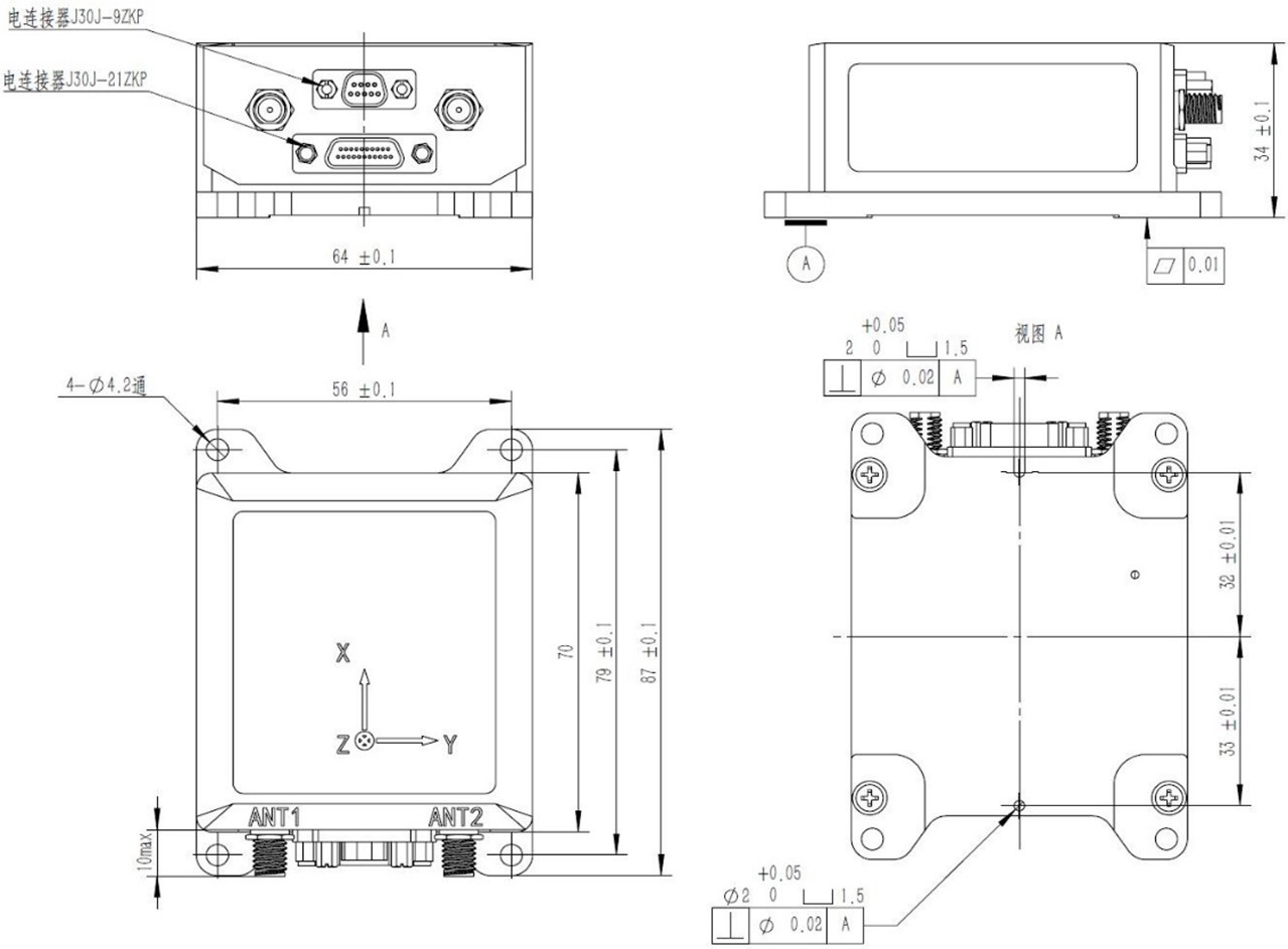 integrated navigation system Dimensions